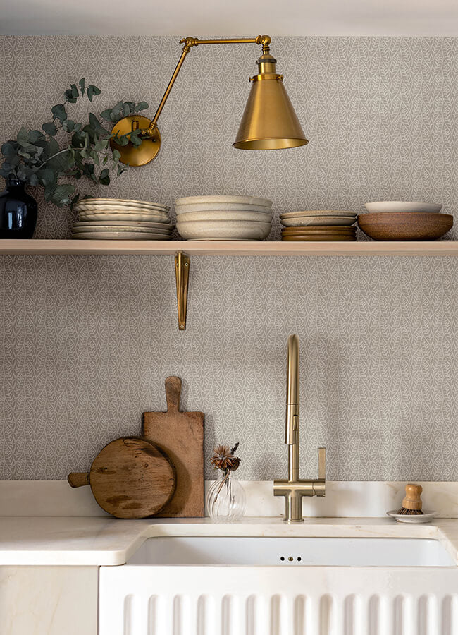 coleus-grey-leaves-wallpaper-york-wallcoverings-4148-27471 - York Wallcoverings Wallpaper