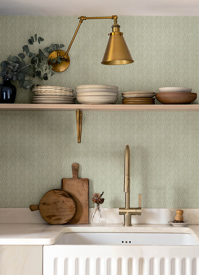 coleus-sage-leaves-wallpaper-york-wallcoverings-4148-27472 - York Wallcoverings Wallpaper