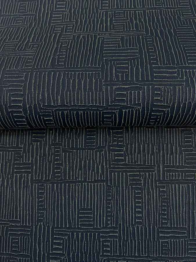 Chiseled Navy Abstract Wallpaper - York Wallcoverings - 4178-4402 - York Wallcoverings Wallpaper