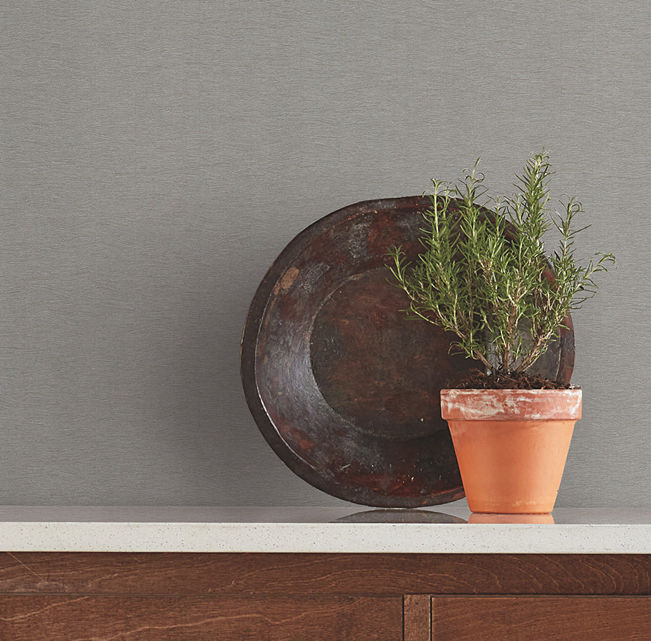 gathered-pewter-textured-wallpaper-york-wallcoverings-4178-4432 - York Wallpaper Wallpaper
