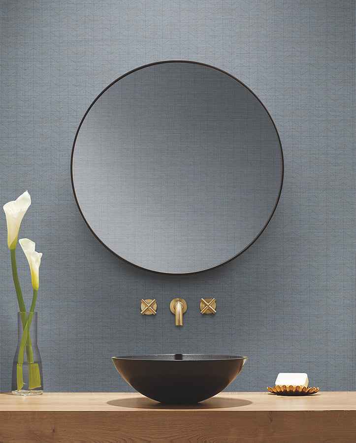 Magnitude Light Blue Chevron Wallpaper - York Wallcoverings - 4178-4444 - York Wallcoverings Wallpaper
