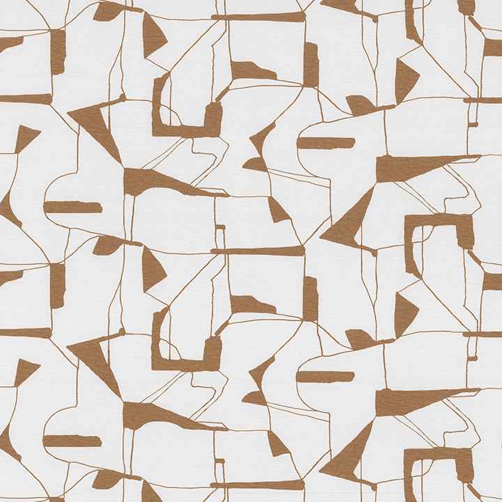 Calder Gold Abstract Wallpaper - York Wallcoverings - 4178-4446