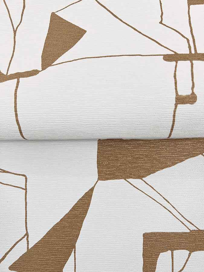 Calder Gold Abstract Wallpaper - York Wallcoverings - 4178-4446 - York Wallcoverings Wallpaper