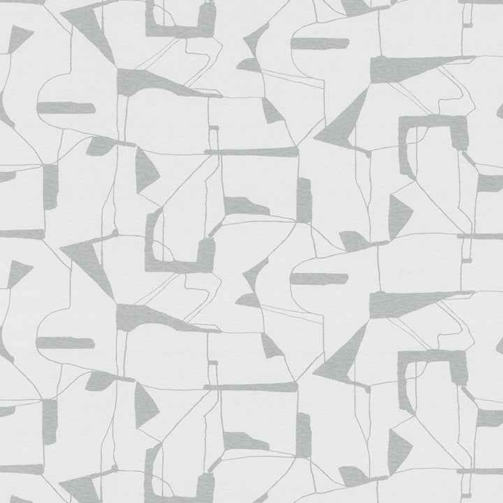 Calder Silver Abstract Wallpaper - York Wallcoverings - 4178-4449 - York Wallcoverings Wallpaper
