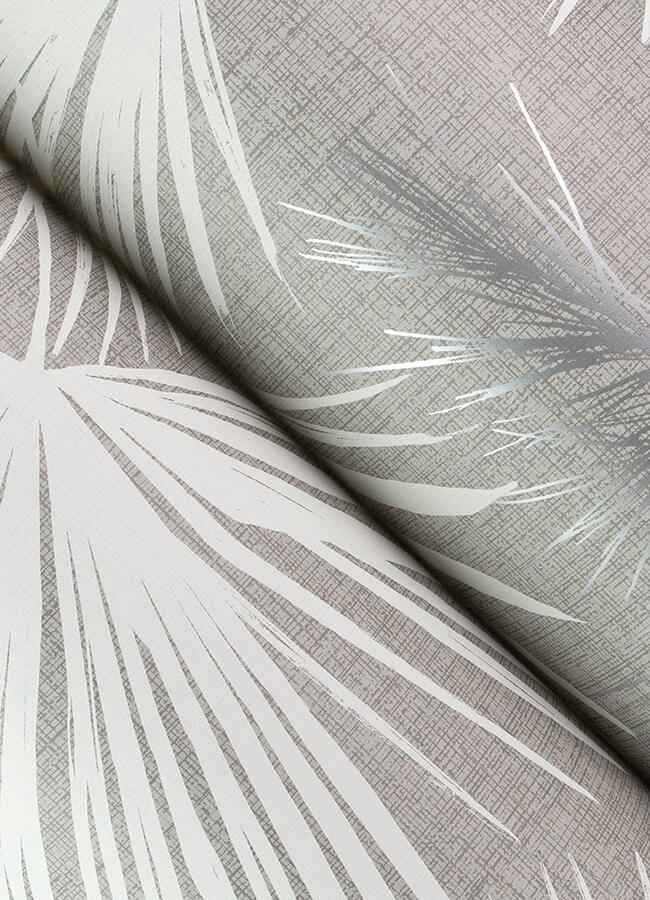 Hatteras Grey Palms Wallpaper - York Wallcoverings - 4172-27488 - York Wallcoverings Wallpaper