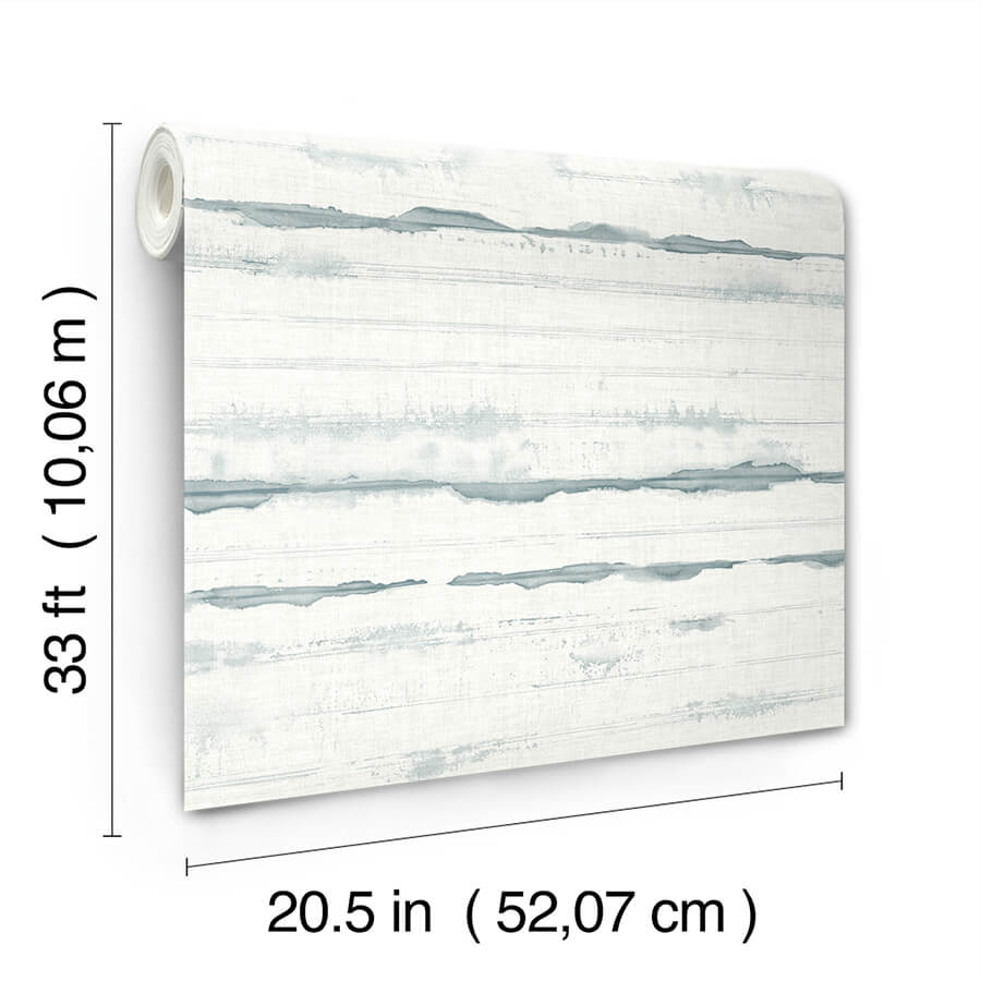 destin-teal-stripe-wallpaper-york-wallcoverings-4172-27519 - York Wallcoverings Wallpaper