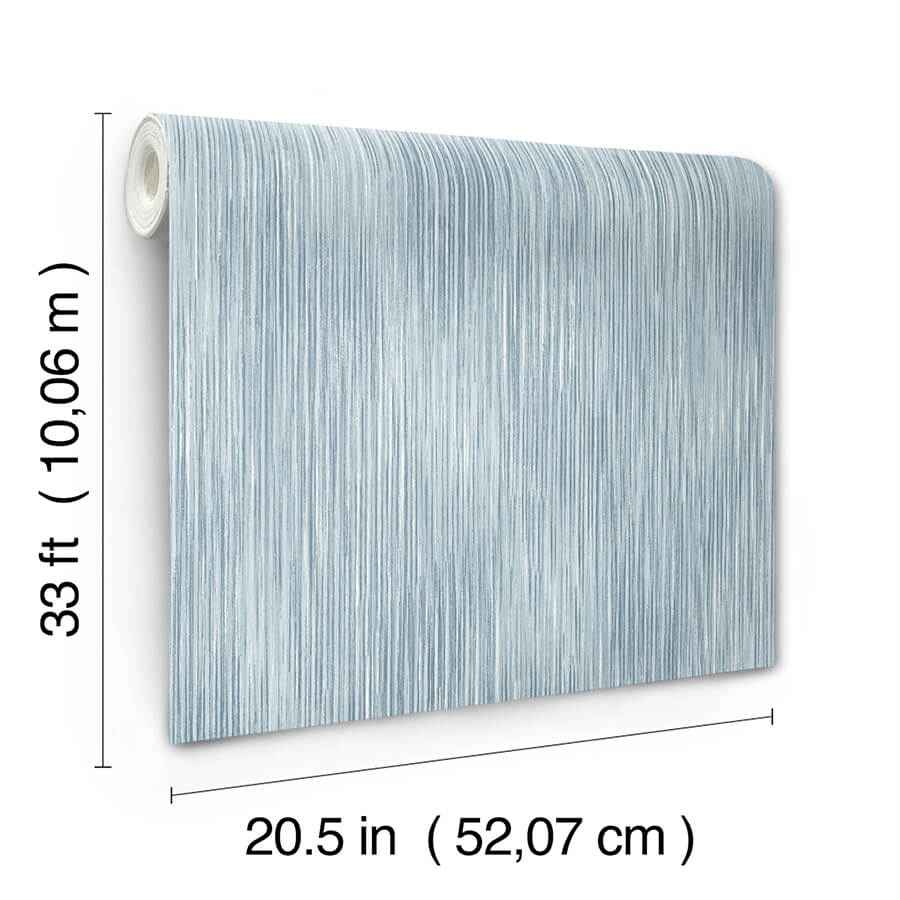 Largo Sky Blue Striated Wallpaper - York Wallcoverings - 4172-27523 - York Wallcoverings Wallpaper