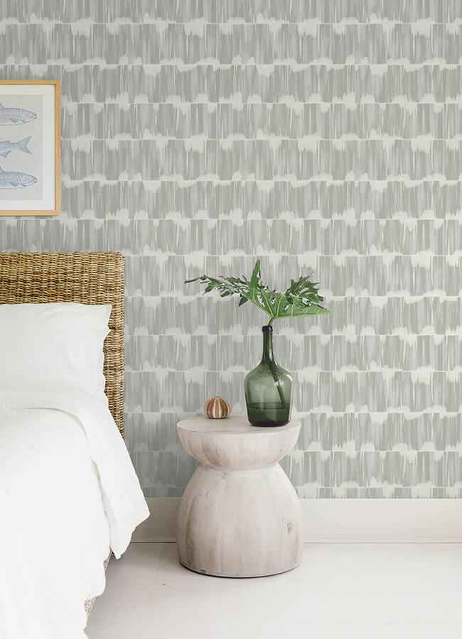 Serendipity Sterling Shibori Wallpaper - York Wallcoverings - 4172-27526