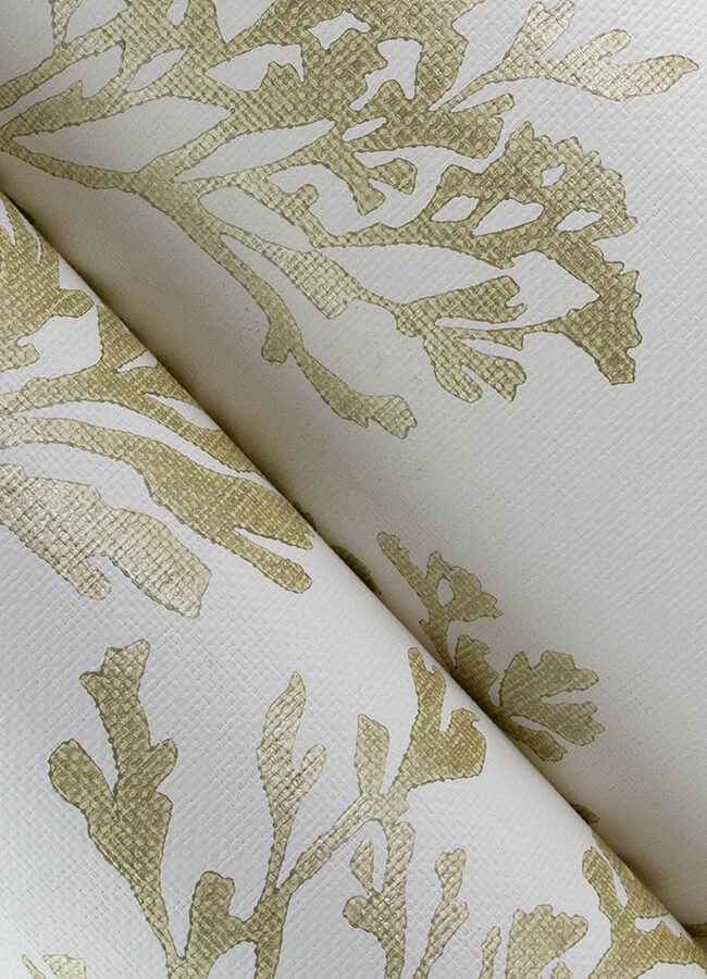 Tortuga Gold Coral Weave Wallpaper - York Wallcoverings - 4172-82002 - York Wallcoverings Wallpaper
