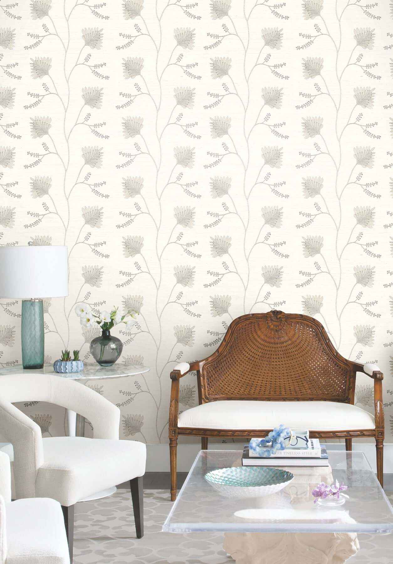Laelynn Pearl Wallpaper - York Wallcoverings - MX9606