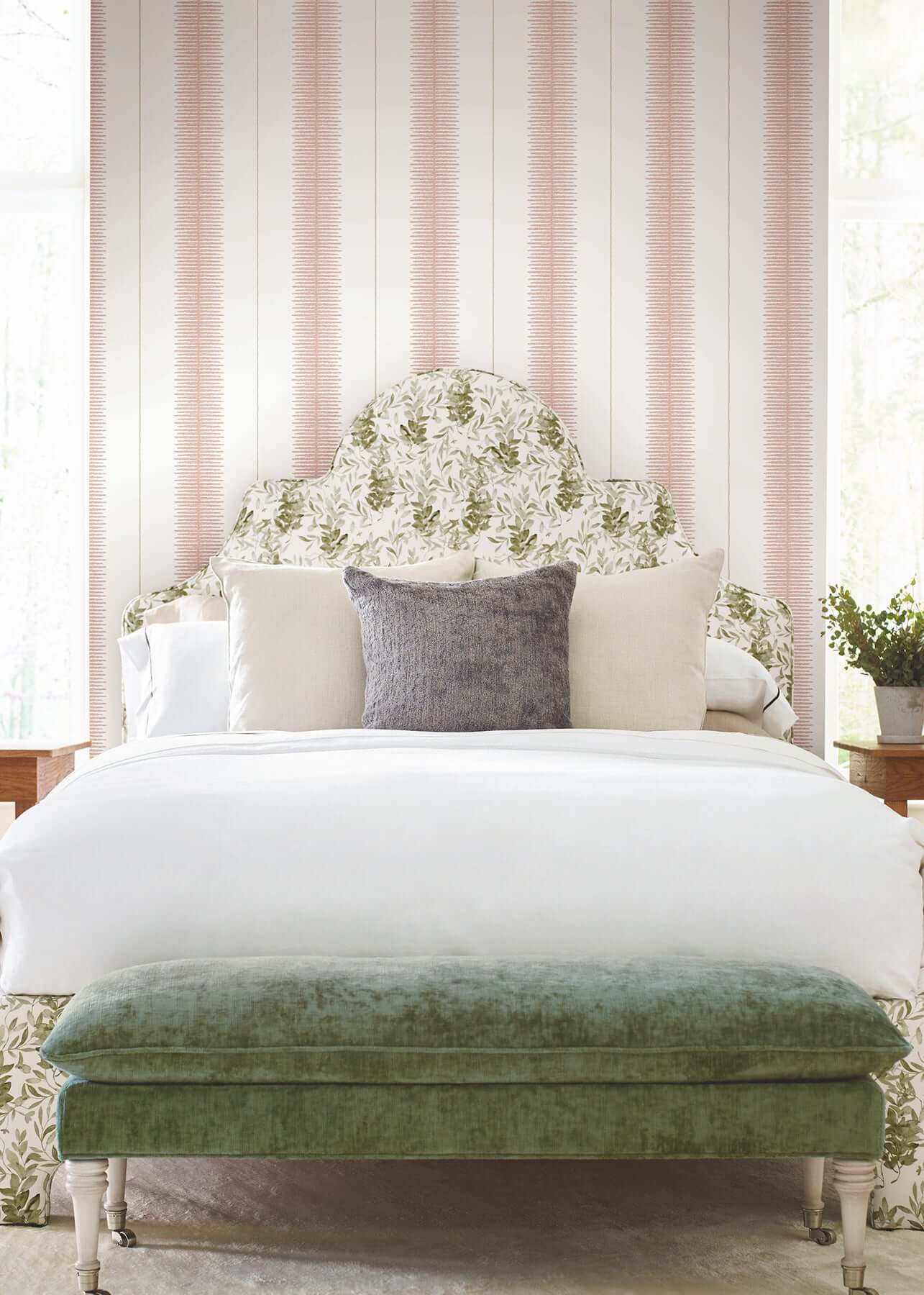 tandem-stripe-brick-wallpaper-york-wallcoverings-mx9613 - York Wallpaper Wallpaper