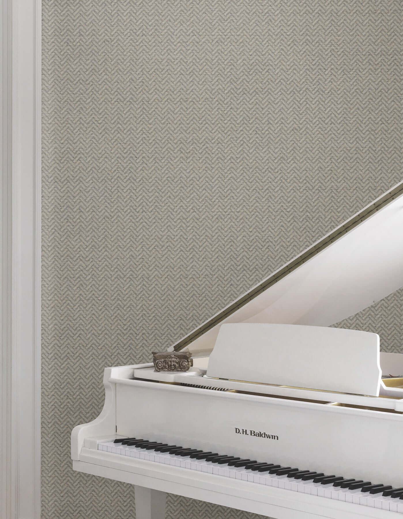 regent-charcoal-wallpaper-york-wallcoverings-mx9671 - York Wallpaper Wallpaper