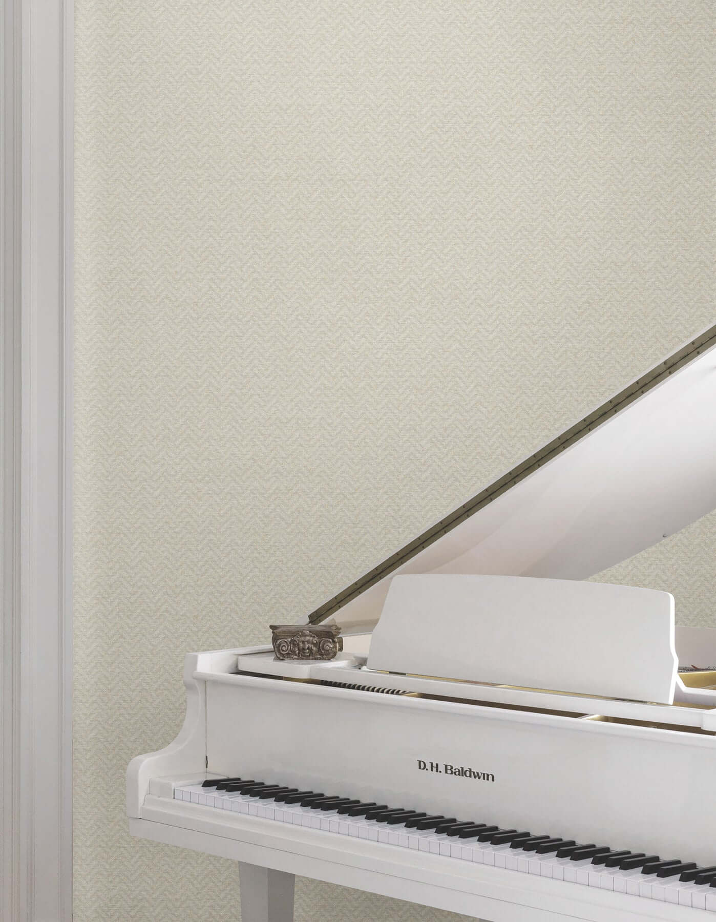 regent-soft-grey-wallpaper-york-wallcoverings-mx9674 - York Wallpaper Wallpaper