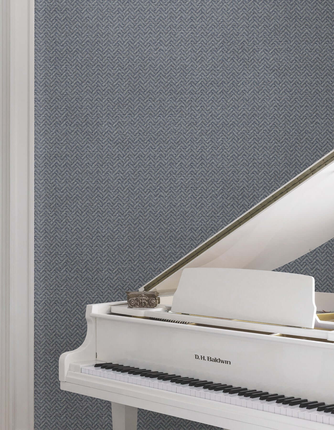 regent-navy-wallpaper-york-wallcoverings-mx9675 - York Wallpaper Wallpaper