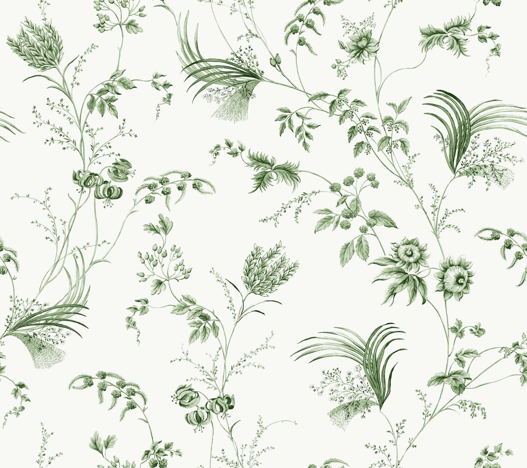floral-lace-green-wallpaper-york-wallcoverings-mx9680 - York Wallpaper Wallpaper