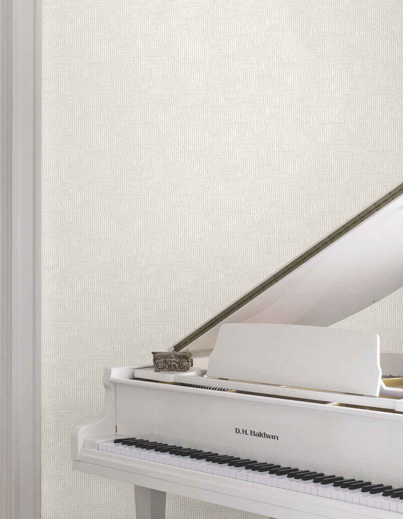 Passages Grey Wallpaper - York Wallcoverings - MX9687 - York Wallcoverings Wallpaper
