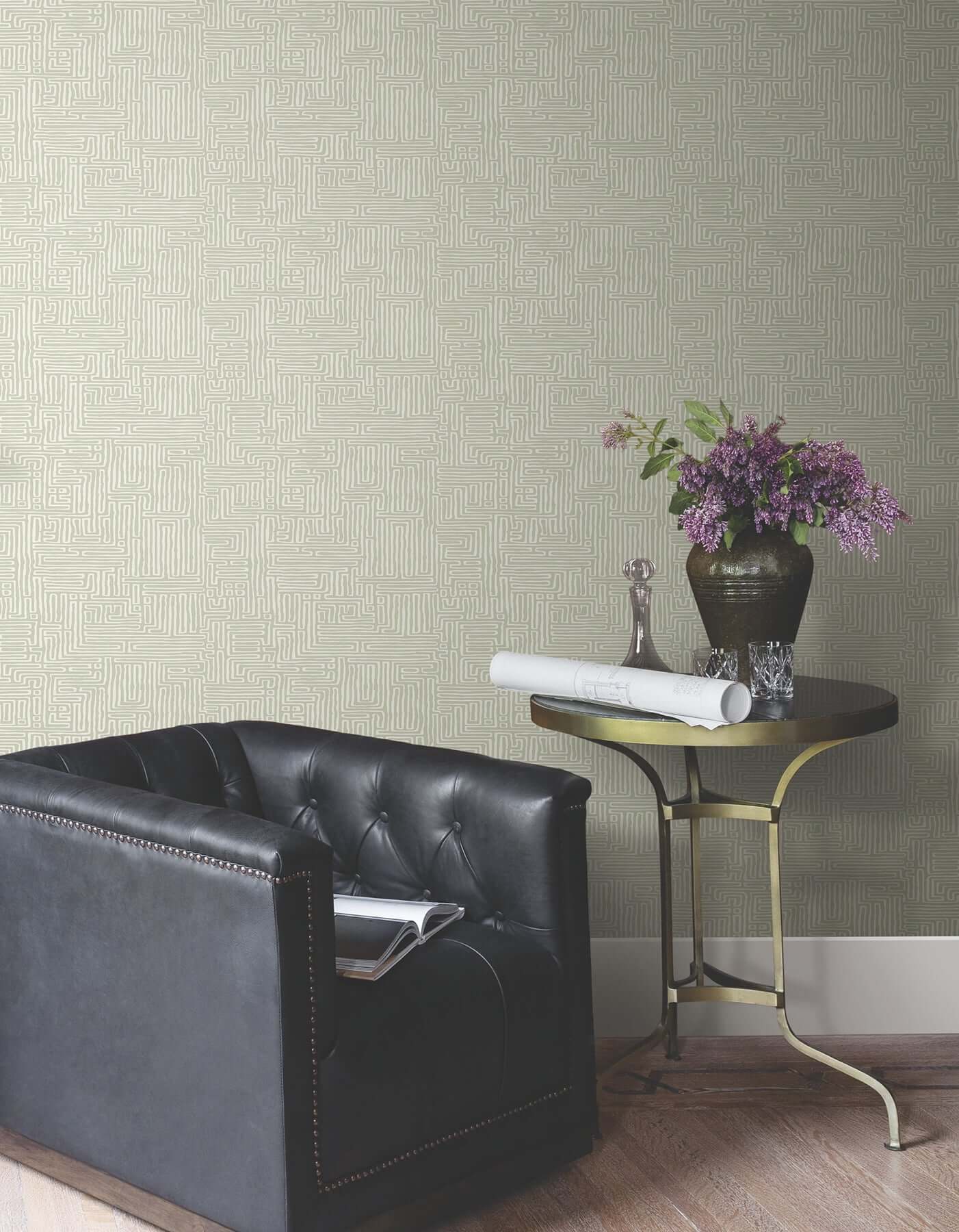 passages-green-wallpaper-york-wallcoverings-mx9688 - York Wallpaper Wallpaper