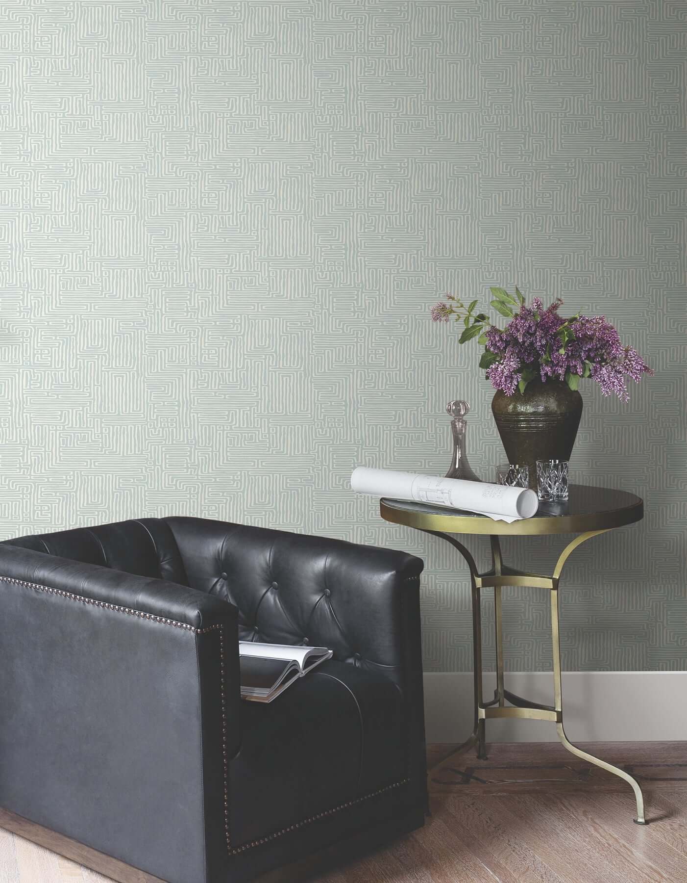 passages-blue-wallpaper-york-wallcoverings-mx9689 - York Wallpaper Wallpaper