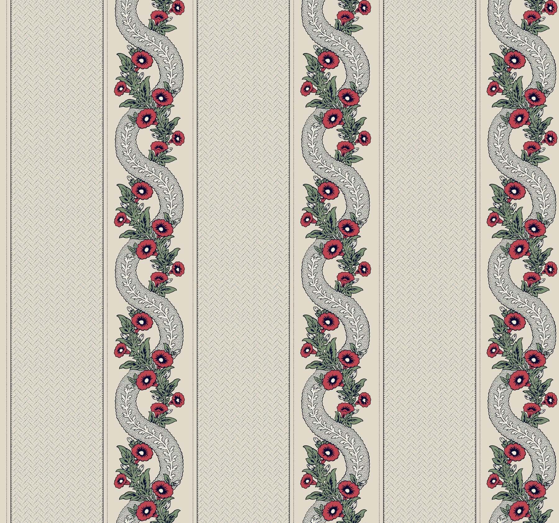 abbeys-garland-ruby-wallpaper-york-wallcoverings-mx9694 - York Wallpaper Wallpaper