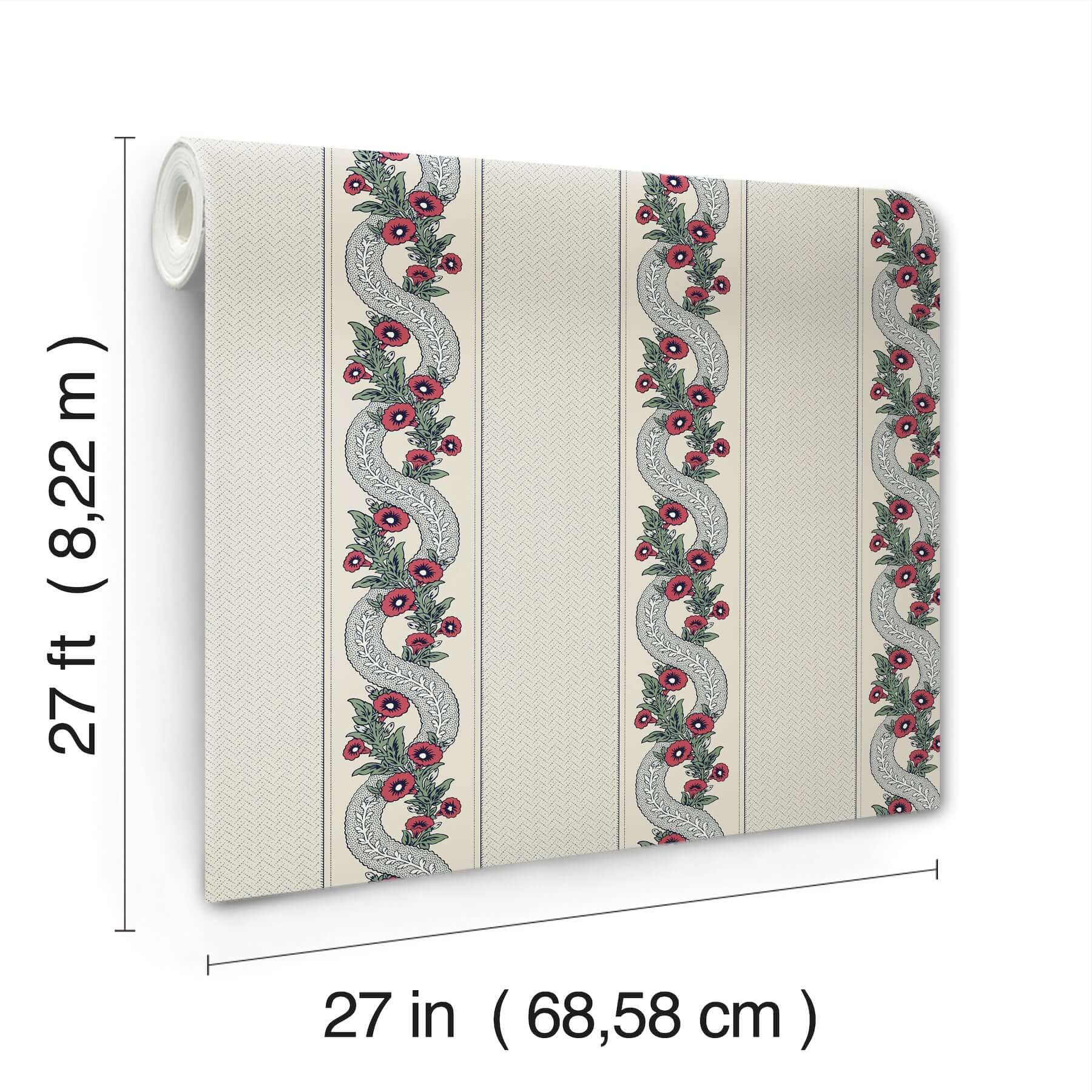 abbeys-garland-ruby-wallpaper-york-wallcoverings-mx9694 - York Wallpaper Wallpaper