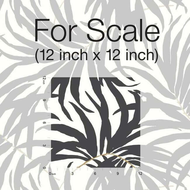 bali-leaves-premium-peel-stick-wallpaper-black-gold-york-wallcoverings-psw1029rl - York Wallcoverings Wallpaper