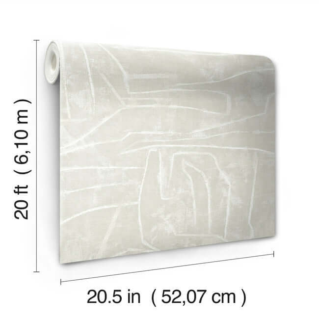 urban-chalk-beige-peel-stick-wallpaper-york-wallcoverings-psw1231rl - York Wallpaper Wallpaper