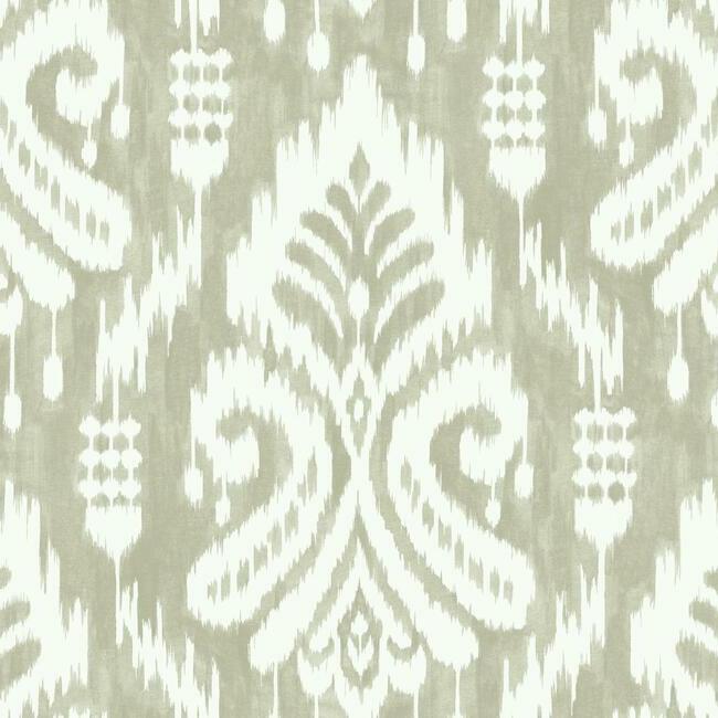 hawthorne-ikat-premium-peel-stick-wallpaper-linen-york-wallcoverings-psw1144rl - York Wallcoverings Wallpaper