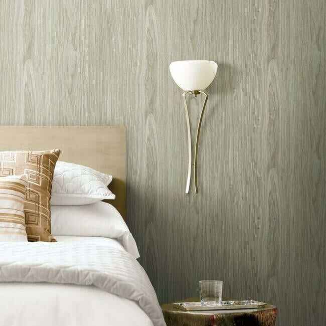Linden Grey Peel & Stick Wallpaper - York Wallcoverings - PSW1275RL - York Wallcoverings Wallpaper