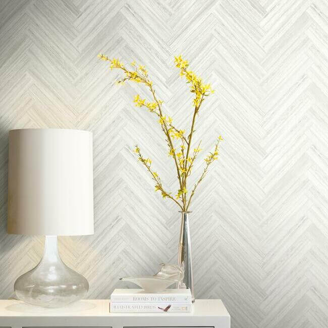 hermosa-herringbone-beige-peel-stick-wallpaper-york-wallcoverings-psw1287rl - York Wallpaper Wallpaper