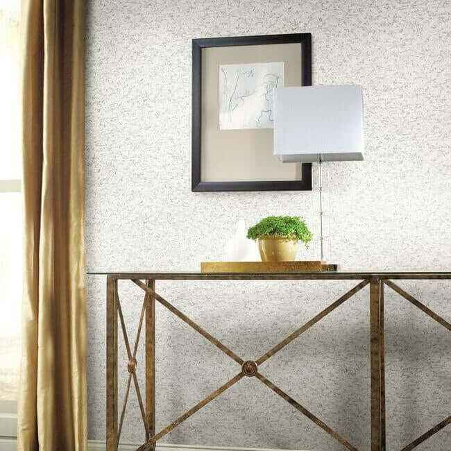 Shimmering Cork White Peel & Stick Wallpaper - York Wallcoverings - PSW1290RL