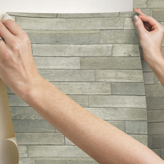 warehouse-planks-brown-peel-stick-wallpaper-york-wallcoverings-psw1294rl - York Wallpaper Wallpaper