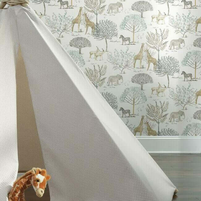 on-the-savanna-neutral-peel-stick-wallpaper-york-wallcoverings-psw1212rl - York Wallpaper Wallpaper