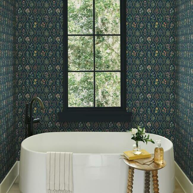 hawthorne-wallpaper-navy-multi-york-wallcoverings-ri5129