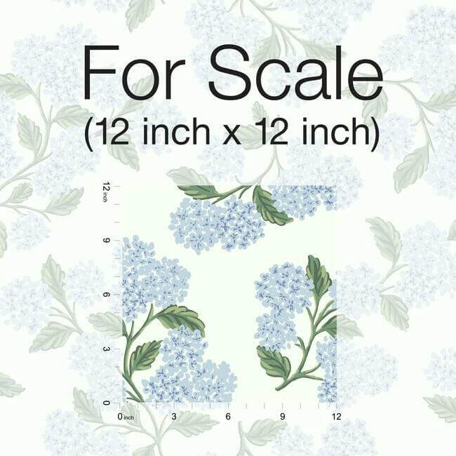 hydrangea-blue-white-wallpaper-york-wallcoverings-ri5143 - York Wallpaper Wallpaper