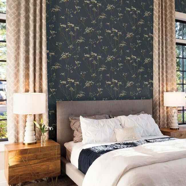 Enchanted Blue Wallpaper - York Wallcoverings - DN3709 - York Wallcoverings Wallpaper