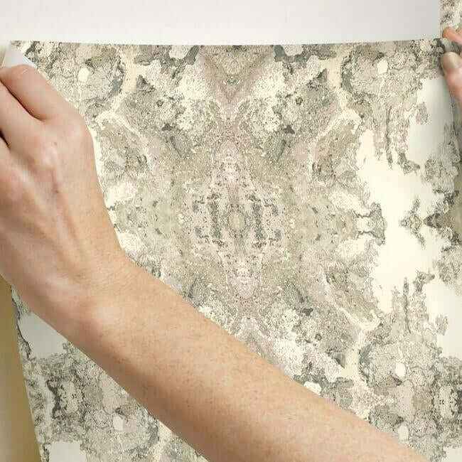 Inner Beauty Purple Wallpaper - York Wallcoverings - NA0596 - York Wallcoverings Wallpaper