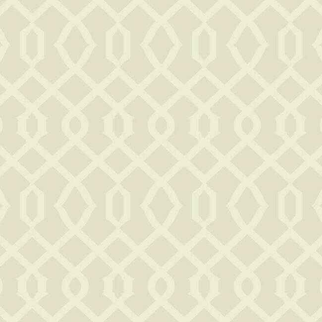 Pearl Cream & Silver Metallic Luscious Wallpaper - York Wallcoverings - CD4042