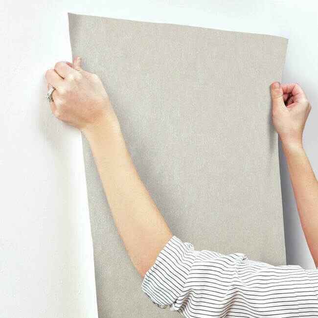 Oasis Beige Metallic Wallpaper - York Wallcoverings - CO2085 - York Wallcoverings Wallpaper