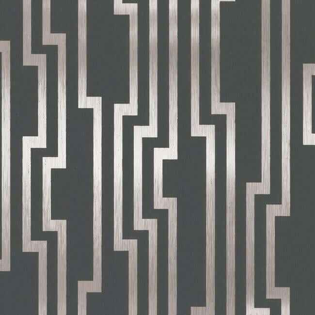 Velocity Silver Wallpaper - York Wallcoverings - DE8818 - York Wallcoverings Wallpaper
