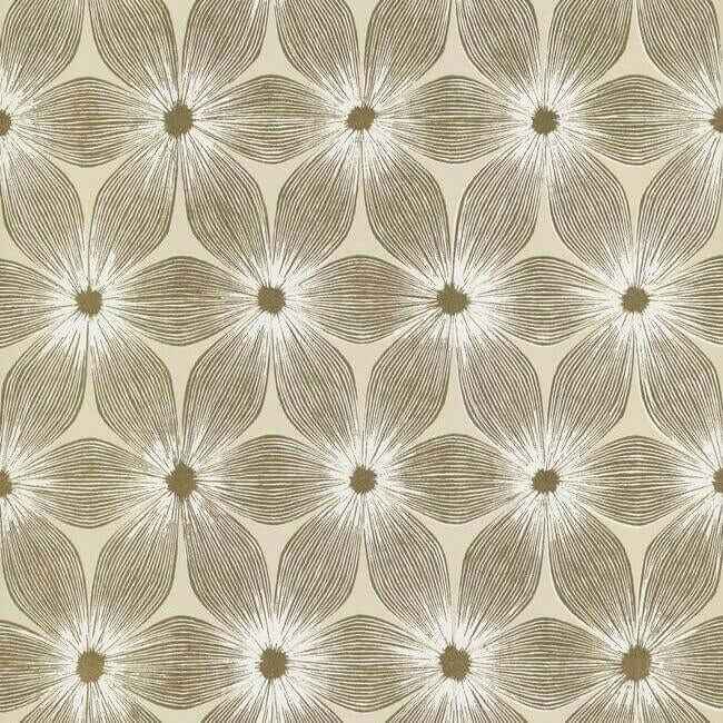 Everlasting Beige & Gold Wallpaper - York Wallcoverings - CI2304 - York Wallcoverings Wallpaper