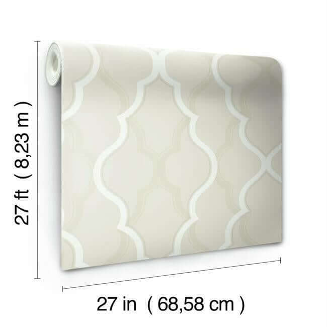 double-damask-beige-wallpaper-york-wallcoverings-ci2396 - York Wallpaper Wallpaper