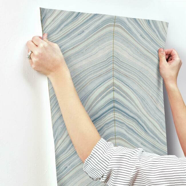 onyx-strata-blue-wallpaper-york-wallcoverings-ci2412 - York Wallpaper Wallpaper