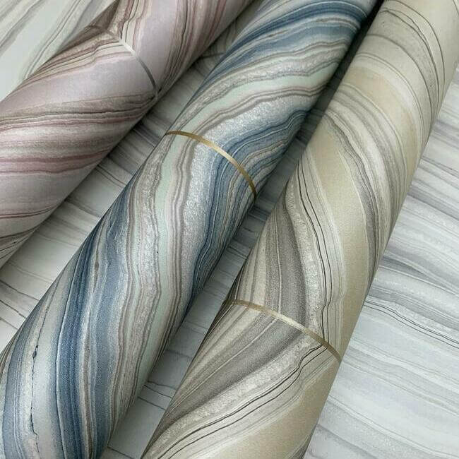 onyx-strata-blue-wallpaper-york-wallcoverings-ci2412 - York Wallpaper Wallpaper