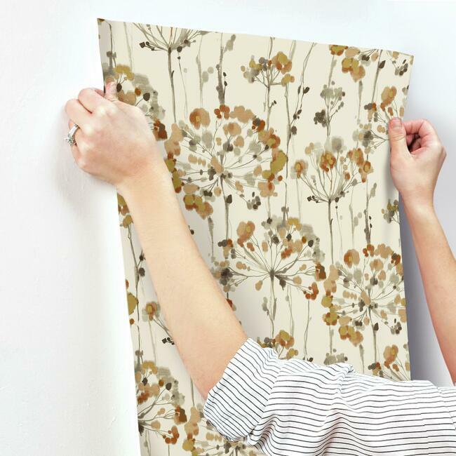 flourish-wallpaper-burnt-orange-york-wallcoverings-cn2105