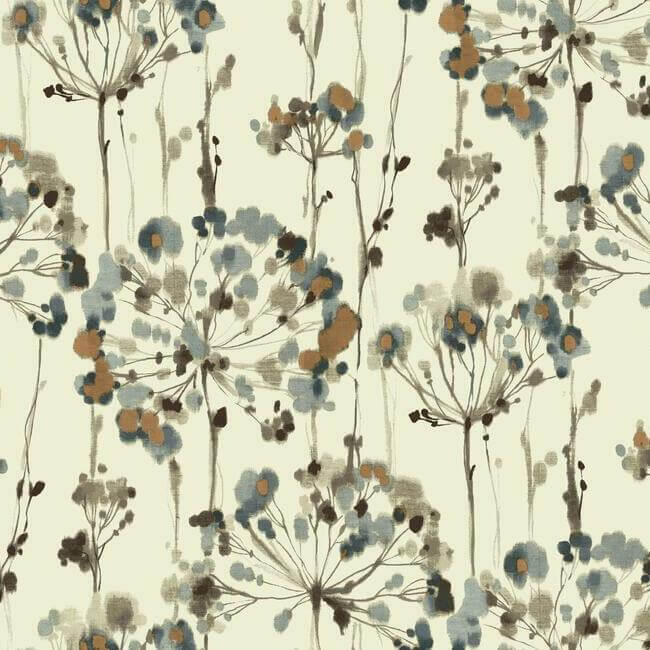 flourish-teal-wallpaper-york-wallcoverings-cn2100 - York Wallcoverings Wallpaper