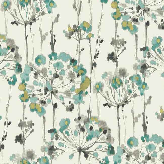 Flourish Gold Metallic Wallpaper - York Wallcoverings - CN2102 - York Wallcoverings Wallpaper