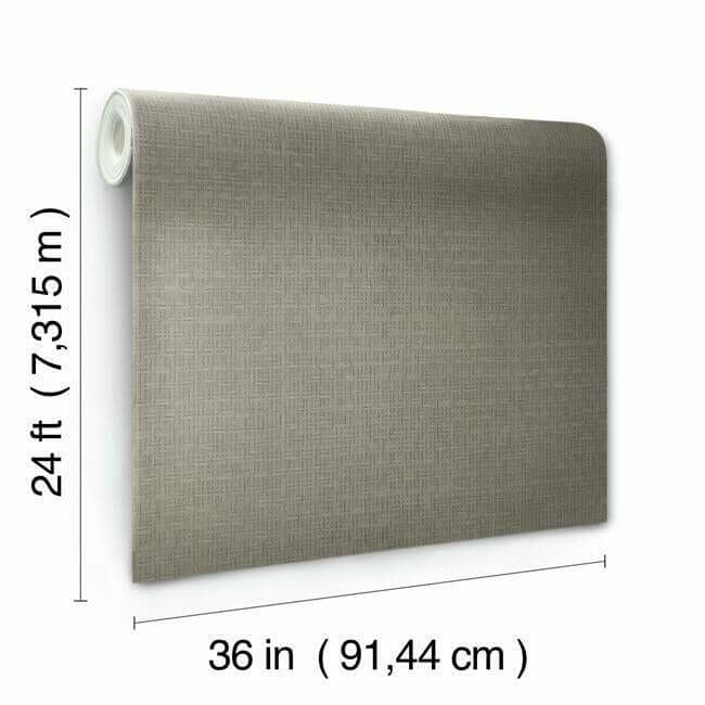 tatami-weave-dark-grey-wallpaper-york-wallcoverings-og0524 - York Wallpaper Wallpaper