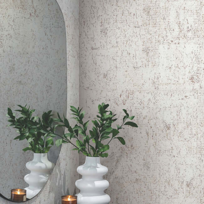 cork-white-black-wallpaper-york-wallcoverings-cx1200 - York Wallcoverings Wallpaper