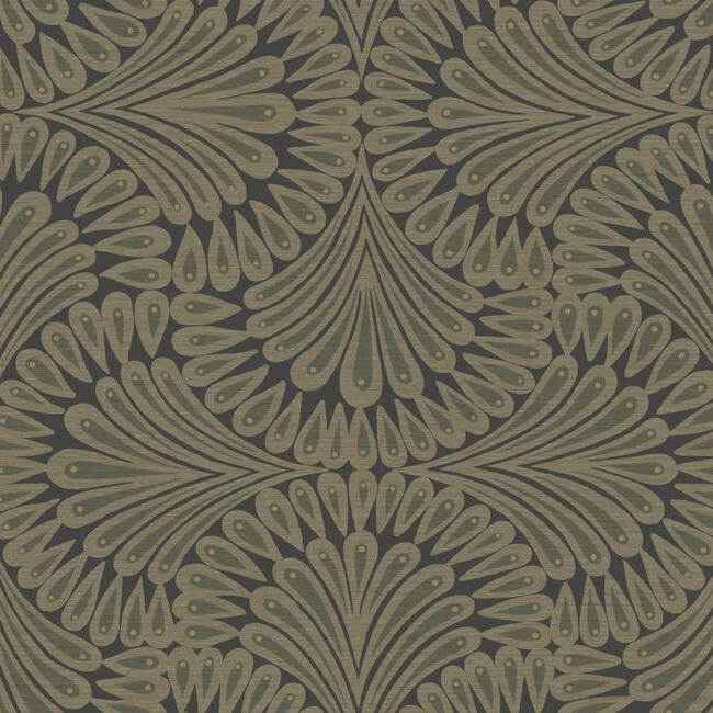 Cabaret Black Metallic Wallpaper - York Wallcoverings - CA1501 - York Wallcoverings Wallpaper