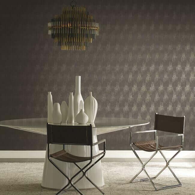 flapper-wallpaper-silver-york-wallcoverings-ca1518 - York Wallcoverings Wallpaper